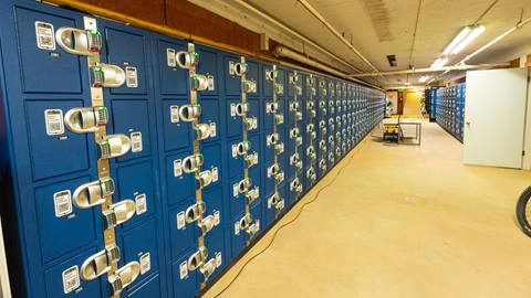 remodel inside of snow valley's locker room