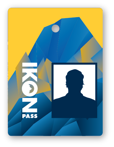 Color version of the 26/27 Ikon pass cardstock
