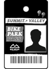 2026 Mountain Biking season pass black and white
