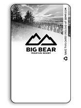 single stack of BBMR lift ticket cardstock black and white