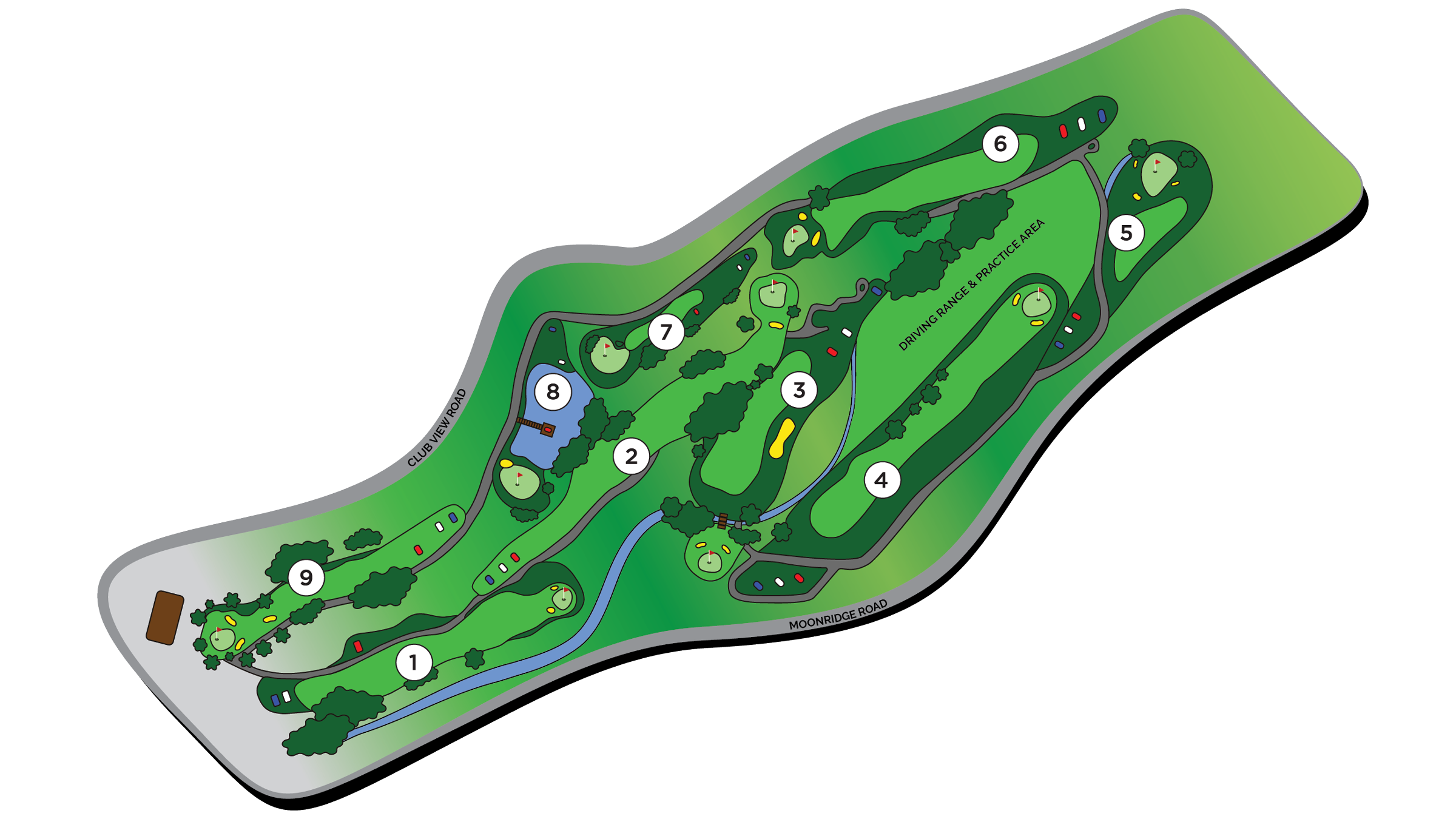 Bear Mountain Golf Course Map