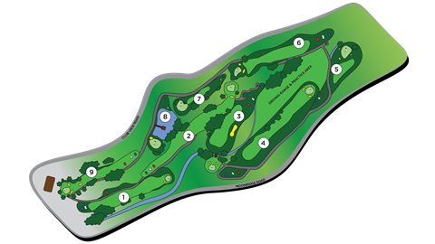 Bear Mountain Golf Course Map