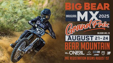 Inaugural MX Grand Prix, August 21-24, 2025 at Bear Mountain
