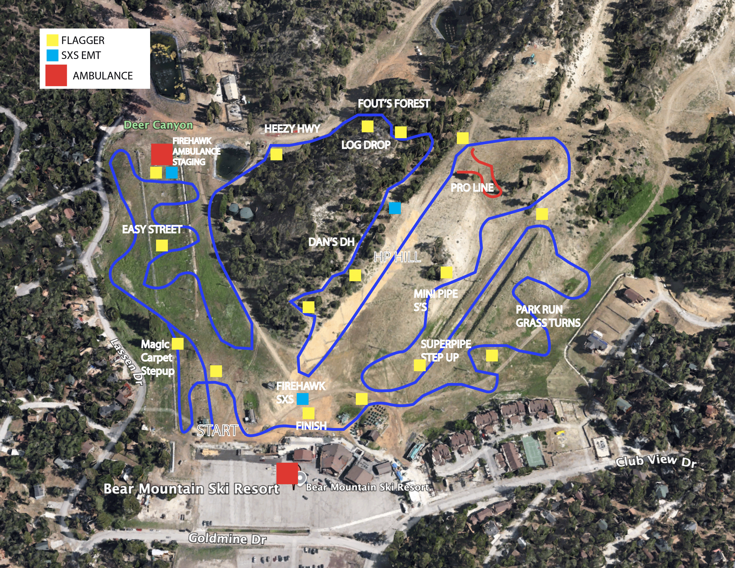 2025 MX Grand Prix trail map for the races