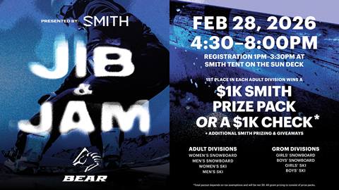 Smith Jib and Jam at Bear Mountain Feb 28