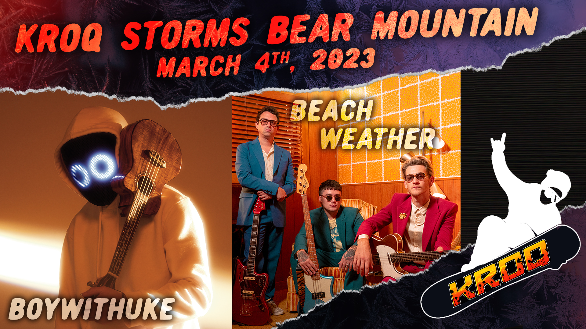 KROQ Storms Bear Mountain on March 4, 2023