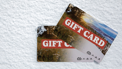 BBMR Gift Card on the snow