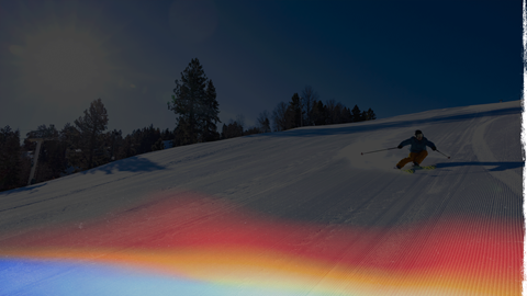 skier going downhill at snow summit