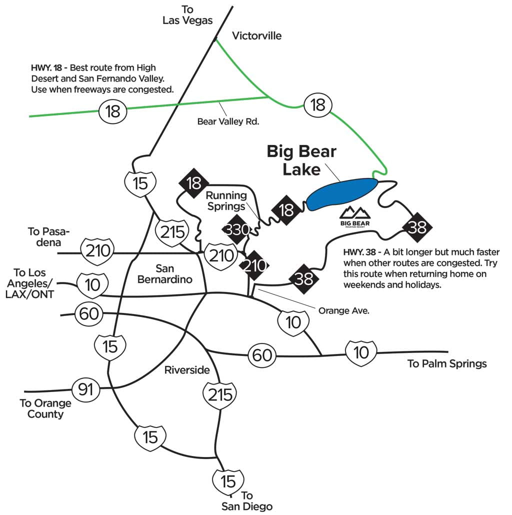 Hwy 18 Direction Map