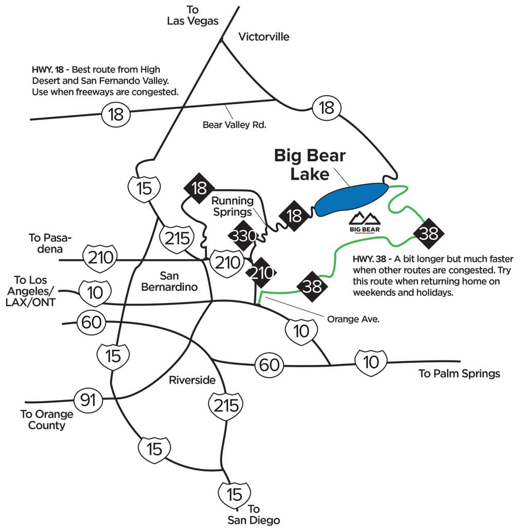 Hwy 38 Direction Map