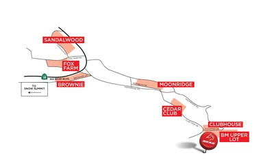 Bear Mountain parking lot map