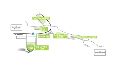 Snow Summit parking lot map