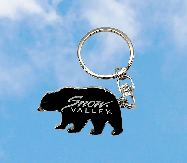 Snow Valley Black bear keychain bottle opener