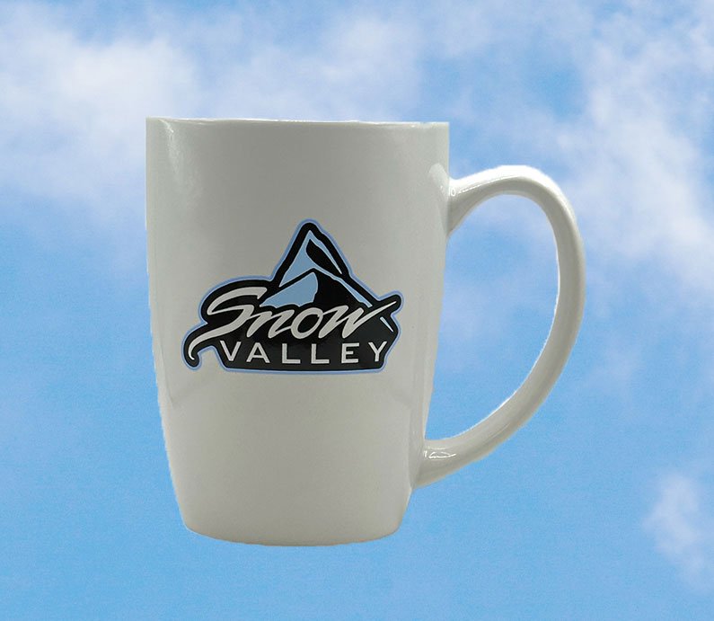 Ceramic Mug with Snow Valley Logo