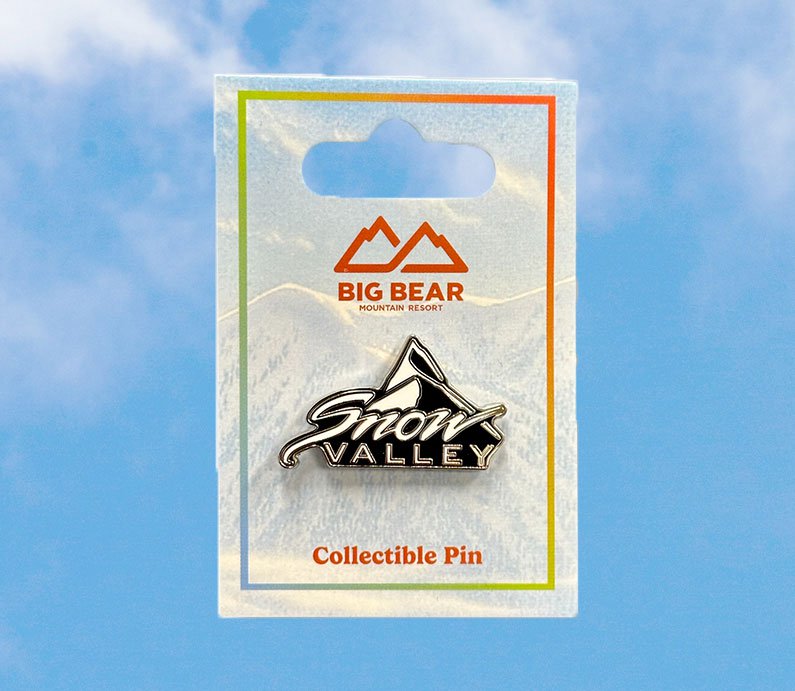 Snow Valley collectible pin.