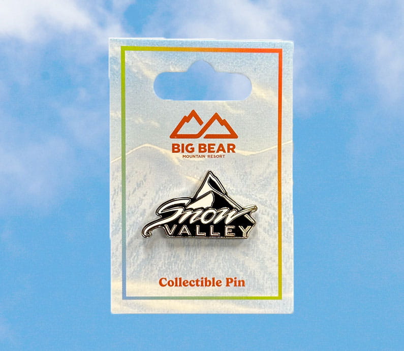 Snow Valley collectible pin.