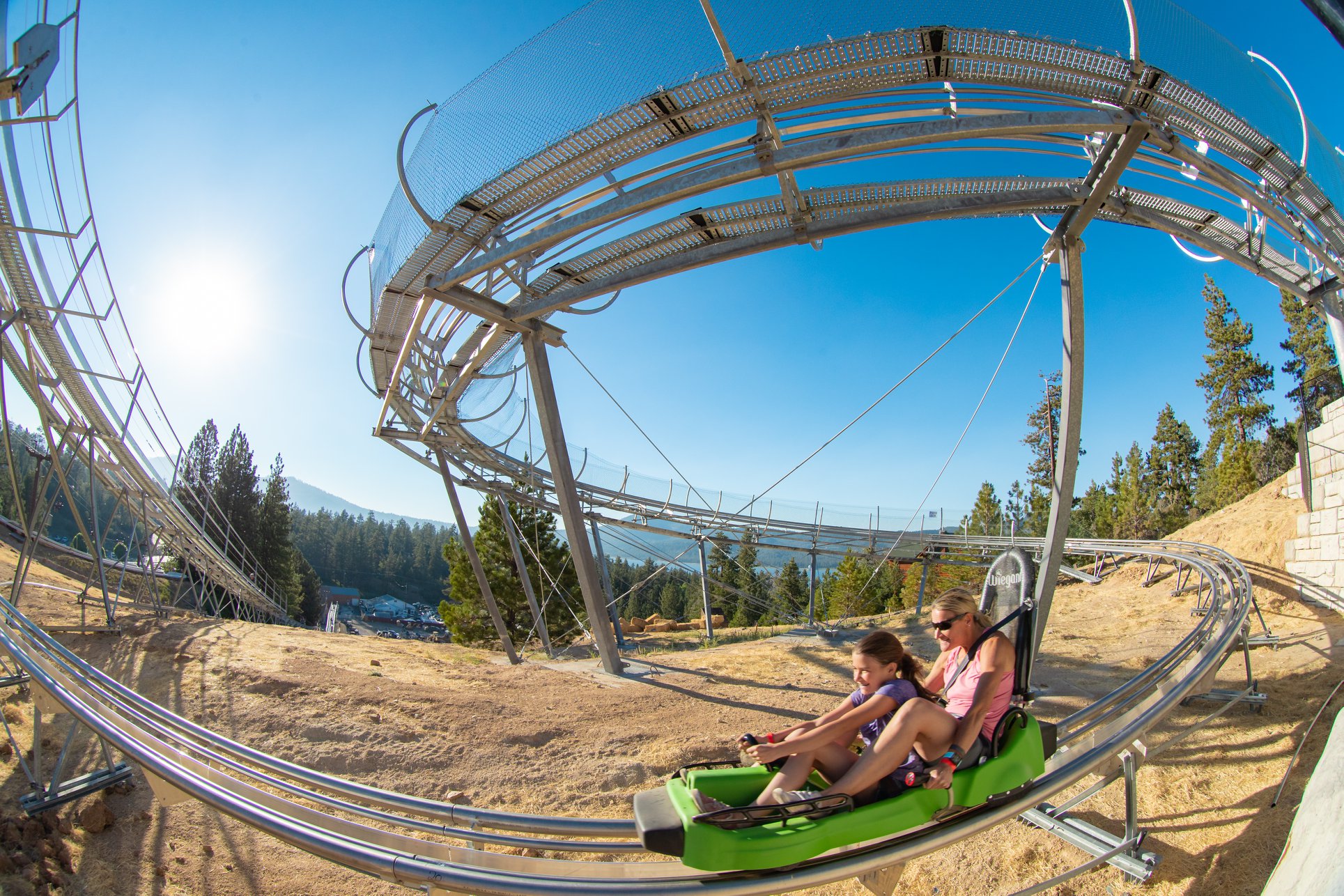 Alpine slide coaster