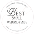 Best Small Wedding Venue badge at Here Comes the Guide