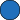 Blue circle trail rating icon