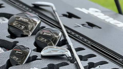 golf club tops close up shot