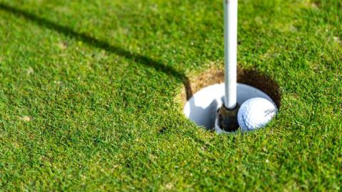 Golf Ball in cup.