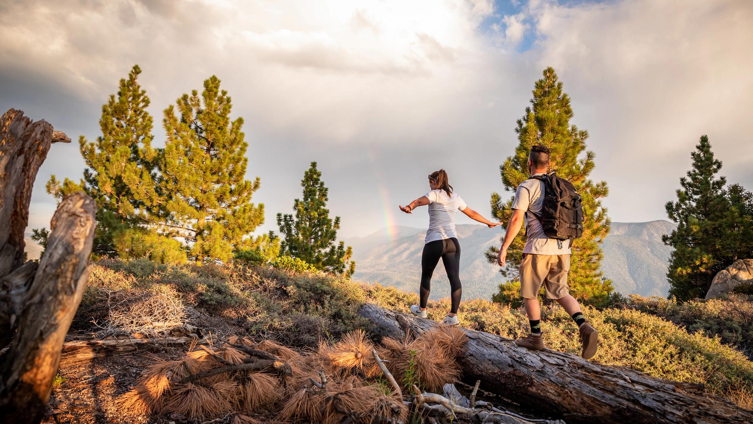 Hiking, AdoptATrail, Pineknot, Grandview Point