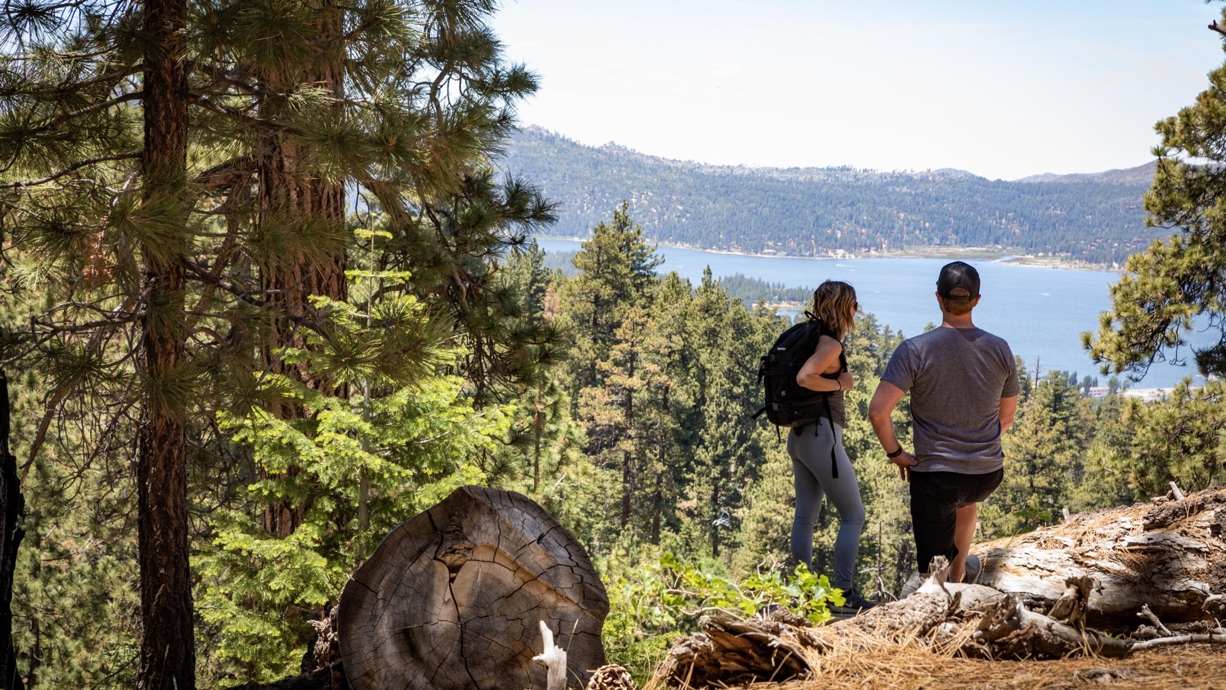 Secret lovers on a nice hike