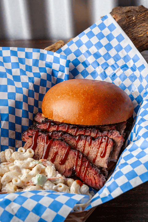 BBQ smoked sandwich from Bighorn Smokehouse