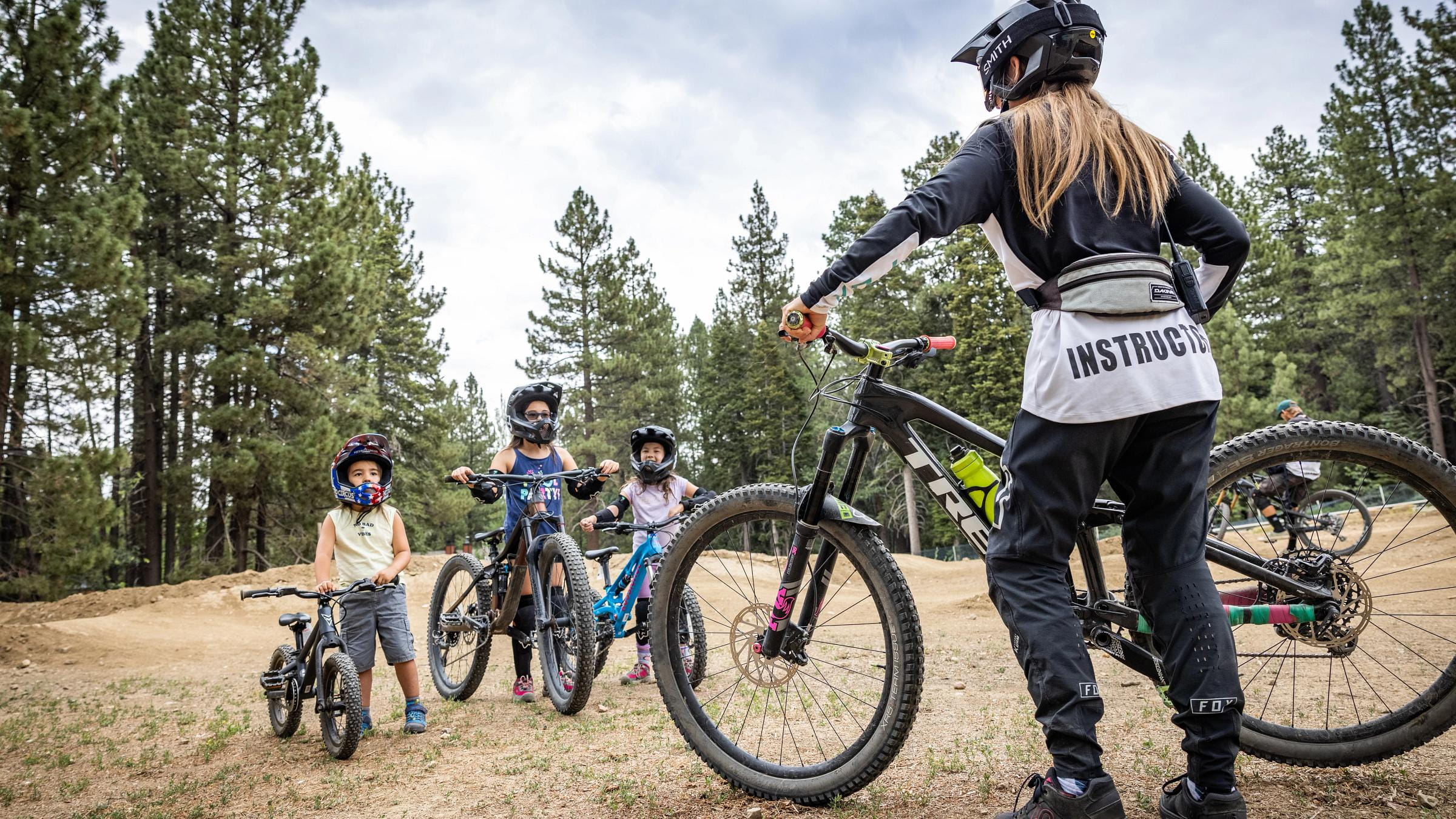 Instructor teaching a MTB class