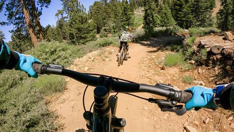 GoPro view of MTB