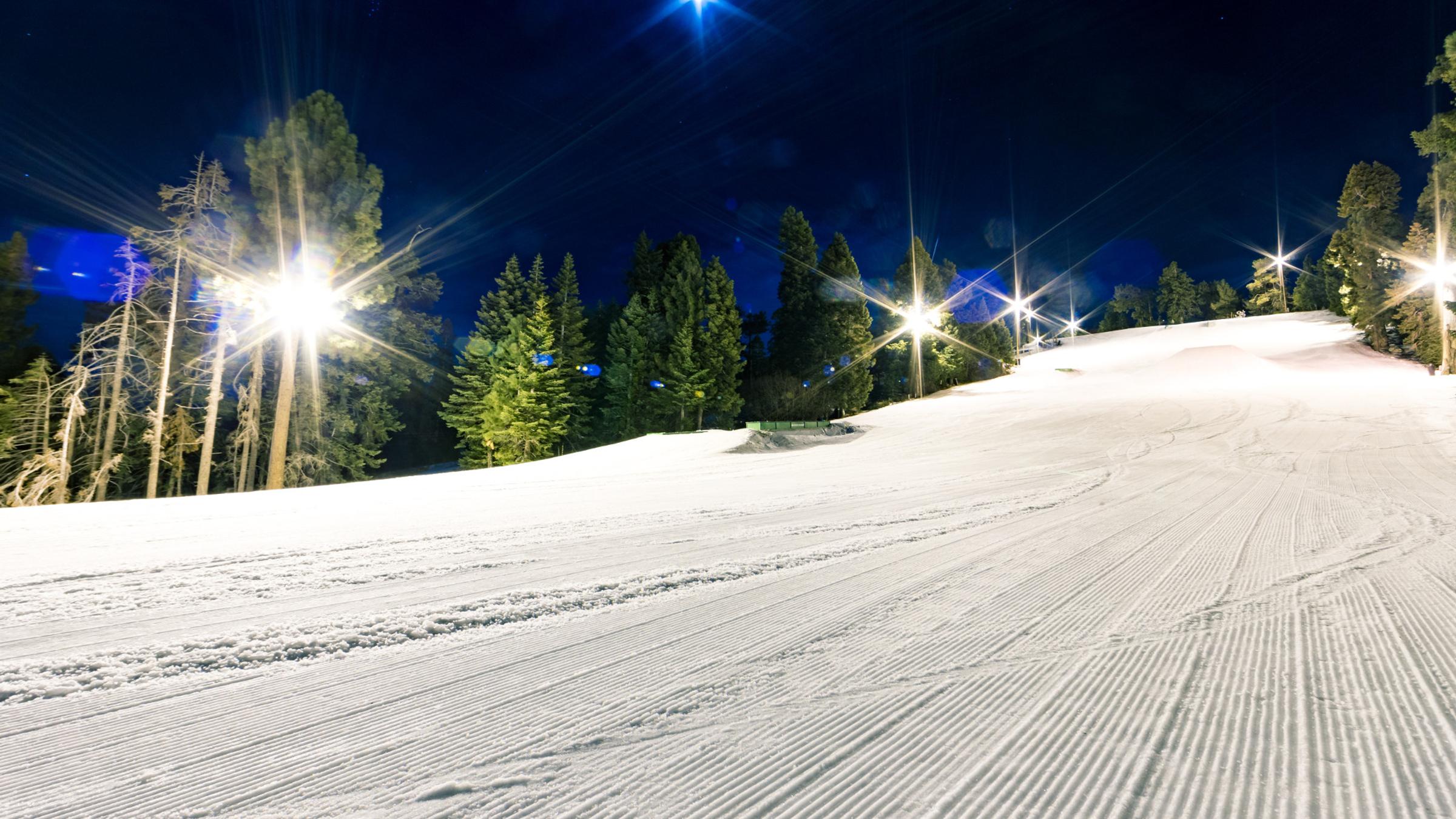 Lite up Snow Summit ski runs for Night Sessions