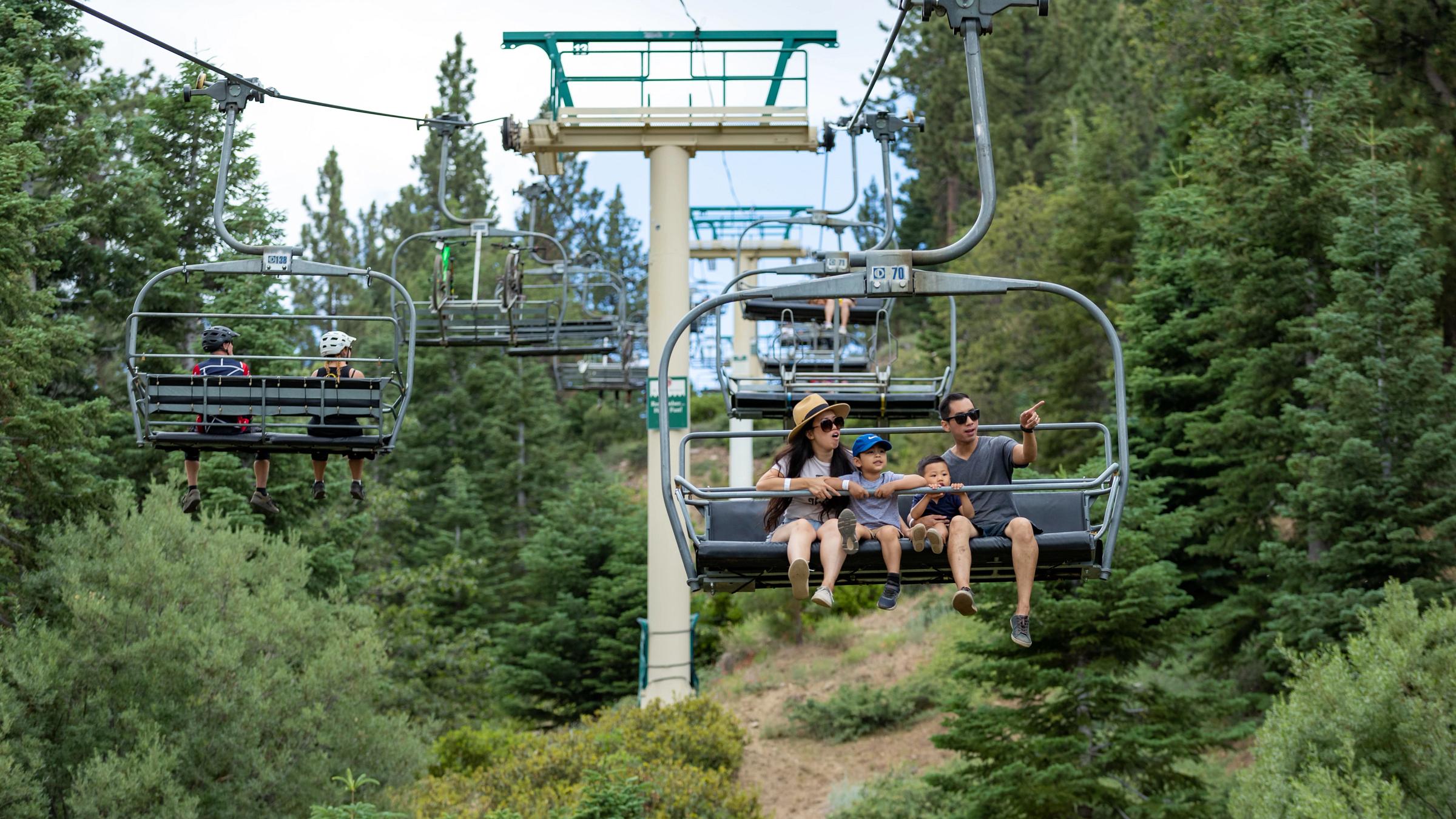 Family on Skychair