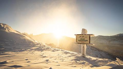 Scenic, Morning, Snow, Powder,