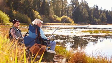Fishing in big bear lake