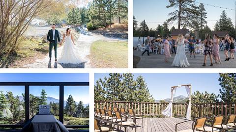Collage of wedding ohotos